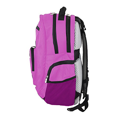 NBA San Antonio Spurs Voyager Laptop Backpack, 19-inches, Pink - Thumbnail 3