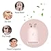 220 ML Mini Cute Cool Mist Humidifier, Lovely Rabbit Air Purifier with 7 Color Led Light, USB Moisture Sprayer with Quiet Operation for Bedroom Office Car (Pink)