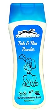 Pets Empire No Fleas & Ticks -Powder- for Cats & Dogs-100 GMS Pack-100% Natural -Based on Diatomaceous Earth