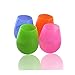 Kuke Set of 4 Unbreakable Silicone Wine Glasses,Food Grade Flexible Stemless Drinking Cups 9 Ounce
