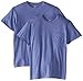 Hanes Men's Nano Premium Cotton Pocket T-Shirt (Pack of 2), Vintage Navy, Large