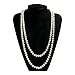 BABEYOND 1920s Flapper Gatsby Costume Accessories Set 20s Flapper Headband Pearl Necklace Gloves Cigarette Holder (Set-12)