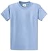 Joe's USA(tm Tall 50/50 Cotton/Poly T-Shirts in 27 Colors. Sizes LT-4XLT Light Blue