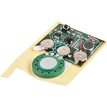 Zerone Voice Module, 30s Recordable Music Sound Voice Module Chip 0.5W with Button Battery (photosensitive Control)