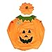IDS Home Halloween Pumpkin Cosplay Dress Suit Party Clothing Clothes for Baby Toddler Child Kids Adults