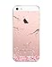 EVERMARKET(TM) iPhone SE/5/5S TPU Case, Flower Floral Beautiful Pattern Soft Rubber TPU Case Cover and 1 Stylus Pen for Apple iPhone SE and 5/5S (Sakura)
