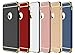 iPhone 6 Plus Case, Black Parrot 3 in 1 Ultra Thin and Slim Hard Case Coated Non Slip Matte Surface with Electroplate Frame for Apple iPhone 6 Plus(5.5') and iPhone 6S Plus(5.5') - Red & Gold