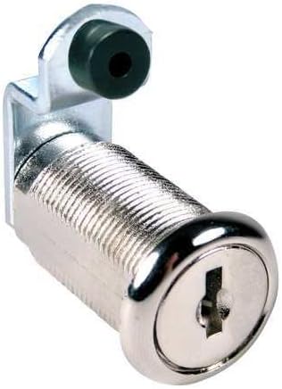 Disc Tumbler Cam Lock, Nickel, Key C420A