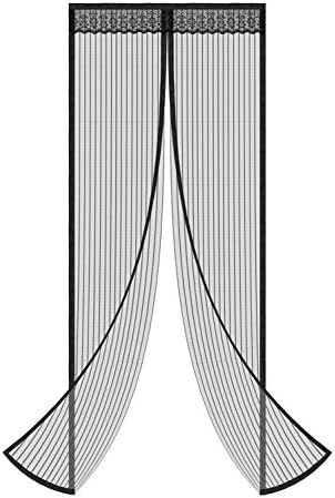 AOWOTO Magnetic Screen Door , Fits All Door Up To 36" x 83" ,With Full Frame Velcro And Heavy Duty Mesh Curtain -Easy To Install