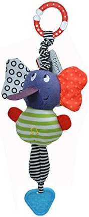 Fine Infant Rattles Plush Doll Soft Bed Elephant Stroller Music Hanging Bell Toy