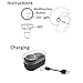Elftear Q800 Bluetooth Headsets, True Wireless Stereo Surround Sound Bluetooth 4.1 Headphones Cordless Earphones with Mic Noise-Canceling for iPhone Samsung