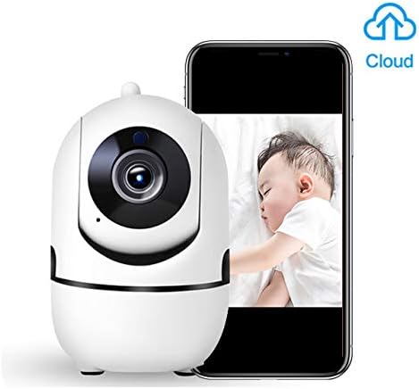 QHGC Baby Monitor/WiFi Camera 1080P, Pet Camera,360-degree Wireless IP Camera,Home Security Camera, Motion Tracking, Super IR Night Vision, Two-Way Audio, Motion & Sound Detection
