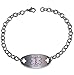 Max Petals - Xarelto Identification Bracelet Stainless Steel Medical Alert ID with 9 Inch Chain