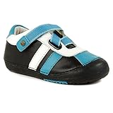 Momo Baby Boys First Walker/Toddler Z-Strap Sneaker Leather Shoes