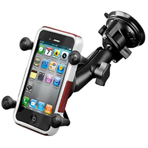 Ram mount twist lock suction cup mount with universal x-grip cell…