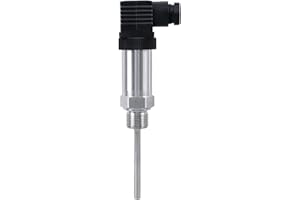 Integrated PT100 to 4-20mA 0-10V Temperature Sensor 10mm 50mm Transmitter QDL80A(0-100C 0-10V,100mm)