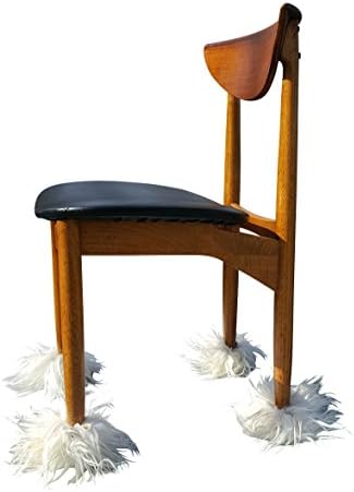 Fur Chair Boots - White Set