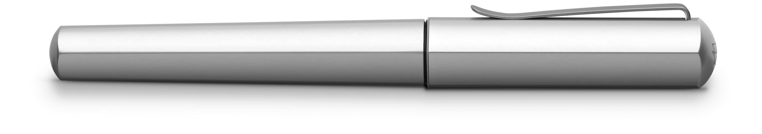 Faber-Castell Hexo F Fountain Pen - Silver