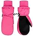 SimpliKids Boys Mittens for Kids Sports Insulation Waterproof Winter Snow Mittens,S,Fuchsia