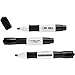 June Gold 72 Black Dry Erase Whiteboard Markers, Chisel Tip, Low Odor, Comfortable Grip & Vivid Lines