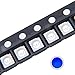 CHANZON 100 pcs 3528 (1210) Blue SMD LED Diode Lights Chips (Surface Mount PLCC 3.5mm x 2.8mm DC 3V 20mA) Super Bright Lighting Bulb Lamps Electronics Components Light Emitting Diodes