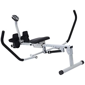 ZYCSKTL Rowing Machine Indoor Rower,Indoor Silent Hydraulic Rowing Machine, Resistance Adjustable Rowing Machine, Double Oars Can Slide 360°, Bearing 120kg