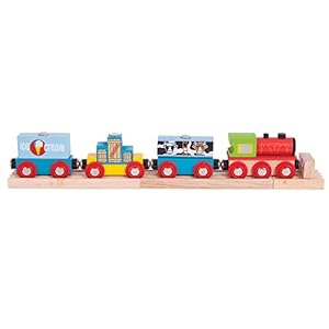 Image of Bigjigs Rail Wooden Freight Train - Other Major Rail Brands are Compatible