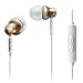 Philips SHE8105GD/27 In-Ear Headphones with Mic, Gold