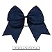 Large Christmas Cheer Bows Ponytail Holder Girls Elastic Hair Ties 8