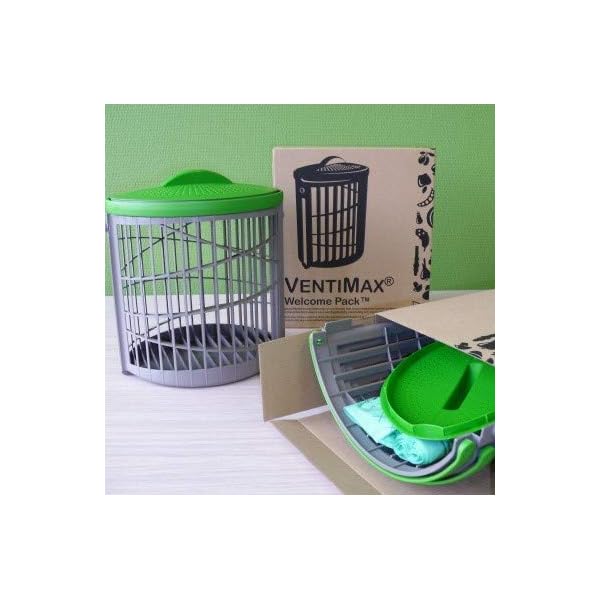 Mircos-Food-Waste-Caddy--Ventimax-Food-Waste-Bin--Ventilated-Food-Caddy-Bin-to-Reduce-Odours-and-Insects--Food-Recycling-Bin-with-Compostable-Bags--4L-Counter-Top-Kitchen-Food-Caddy Mirco's Kitchen Food Waste Bin– Ventimax Food Waste Caddy – Ventilated Food Caddy Bin to Reduce Odours and Insects…