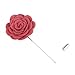 TopTie Lapel Pin Flower Boutonniere for Suit Rose for Wedding (Pack of 12)-set1