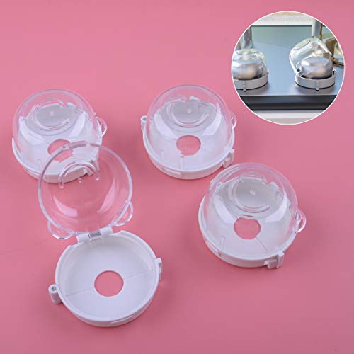 image for Eastar 4Pcs/Set Safety Children Kitchen Stove Gas Knob Covers Protecto
