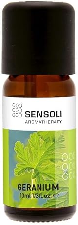 Sensoli Geranium Essential Oil 10ml 100% Pure Pelargonium Graveolens Amber view 4