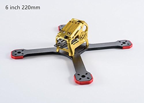 GEHOO TransTEC Zoro Race 6 inch 220 Racing Drone 3k Carbon Fiber Frame Kit with CNC Metal Case for RC Quadcopter