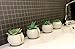 Japanese Style Artificial Succulent Plants in pot- Set of 4 Mini fake succulent plants Artificial Succulent Plants fake succulent plants in pot faux succulent plants fake cactus succulents - Set of 4