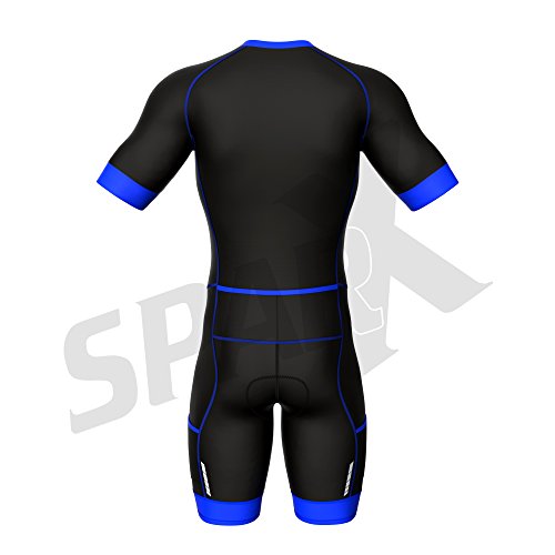 image for Sparx Sports Sparx Triathlon Race Suit | Short Sleeve Aero Tri Suit | 