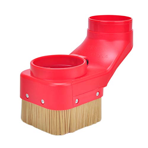 Daedalus NL330 CNC Dust Shoe, Spindle Dust Shoe Cover Cleaner for CNC Router 100 mm Spindle Motor Milling Machine Engraving Tool, Red