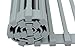 Roll Up Dish Drying Rack - Solid Steel (Unique Square Rod Design) Silicone Over The Sink Dish Drainer + BONUS Dish Scrubber - Large 20.5” x 12.75” (Mid Gray) - Also Useful as a Trivet and Cooling Rack