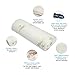 SOFTaCARE Knee Pillow – Premium Bolster Pillow with Bamboo Cover – Best Half Moon Support Pillow for Knees – Sleeping - Sciatica - Knee Pain Relief - Pregnancy. Relieves Your Pain – Just Rest!