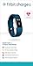 Fitbit Charge 2 Heart Rate + Fitness Wristband, Blue, Large (US Version), 1 Count