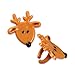 Reindeer Face Cupcake Rings 12ct
