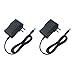 (2 Pack) 5V 2A Power Supply Adapter, BOLWEO AC 100-240V to DC 5V 1A Adaptor Cord Compatible with Baby Monitor,TV Box, Speaker, Camera,Audio/Video, 5V Router, DC Jack Barrel 5.5mmx2.1mm