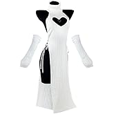 KORURACLUB Sexy Dress Cheongsam Halloween Costume premium sweater cosplay lingerie High Slit Long Dress