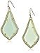 Kendra Scott Signature Alex Drop Earrings in Gold Plated and Chalcedony Glass