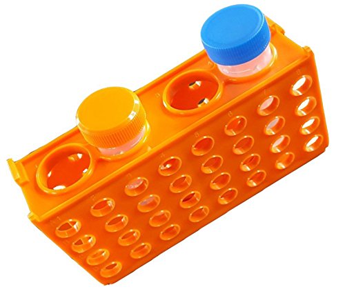 OESS 4-Way Test Tube Rack Polypropylene Microtube Holder for Lab 0.5ml/1.5ml/15ml/50ml Centrifuge Tubes (Pk/2) - Thumbnail 7