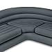 Intex Inflatable Corner Couch Sectional + Queen Size Pull-Out Futon Sofa Bed