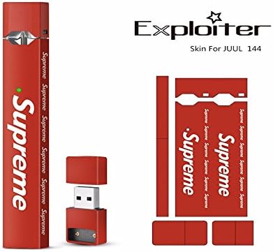 JUUL Decal | JUUL Skin | JUUL Sticker | JUUL Wrap for The JUUL | Paster | Sleeve | Case (Supreme Red 2)