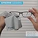 Garnetics Microfiber Cleaning Cloth (12 PACK) - to clean Glasses, Lens, Cell Phone, Tablet, Laptop, TV, LED, LCD screens - Premium Lintfree fiber - Computer Screen and Eyeglass cleaner