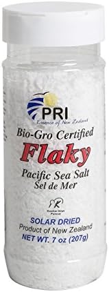 Pacific Salt Organic Sea Salt Flaky in Shaker, 7 Ounce
