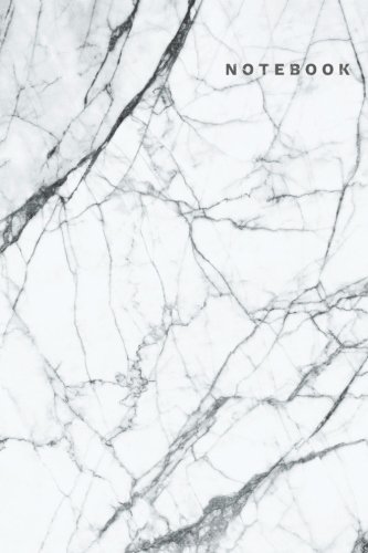 Notebook: White Marble Notebook-Square Grid 6x9 Notebook , A5 Grid notebook journal, Dairy, 120 pages-White Marble Composition Notebook v.4 Paperback – 26 Apr 2018